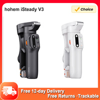 hohem iSteady V3 Extendable 3-Axis Smartphone Gimbal Stabilizer Foldabble Phone Vlog Gimbal AI Tracking Gesture Control Tripod