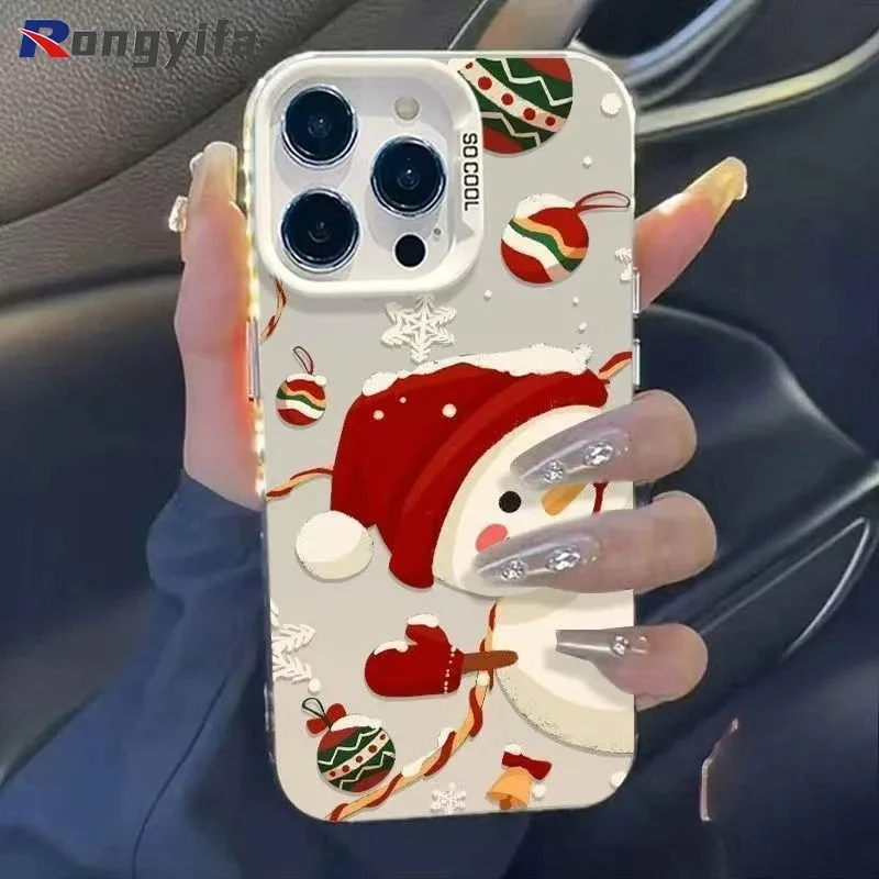 لطيف عيد الميلاد ثلج جراب هاتف ل Tecno Spark Go 2 1 40 30C 20C 6 Go 2025 2024 2023 30 20 10 10C 9 8 8C 7 7T 4 Pro Cover #2