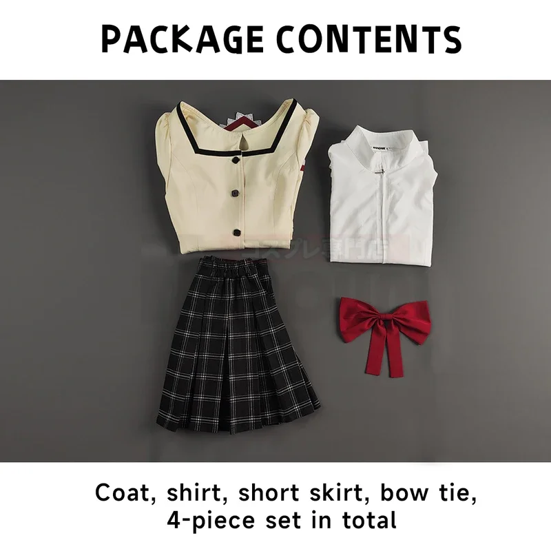 FC6HOLOUN Puella Magi Madoka Magica أنيمي كانام مادوكا تأثيري حلي Jk تنورة قميص Akemi Homura Tomoe Mami Miki Sayaka @ FC8!