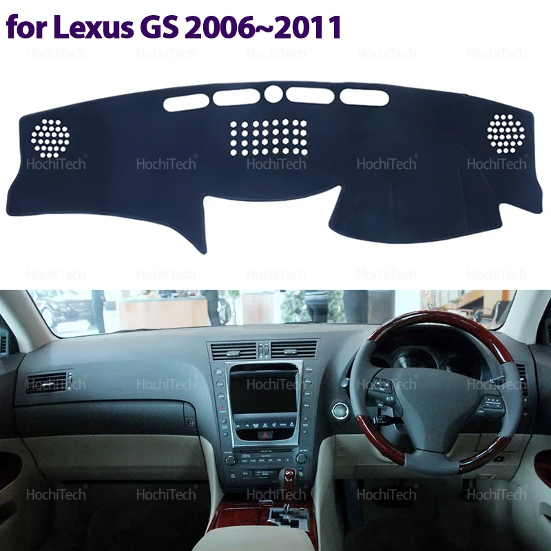 For Lexus GS GS300 GS430 GS450h GS350 GS460 2006~2011 Dashboard Cover Mat Light Proof Sunshade Mats Pad Car Interior Accessories