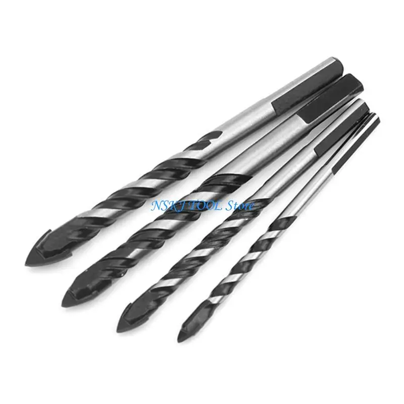 

L8RC 5Pcs Drilling Ceramic Tile Bits with Double Grooves for Longevity