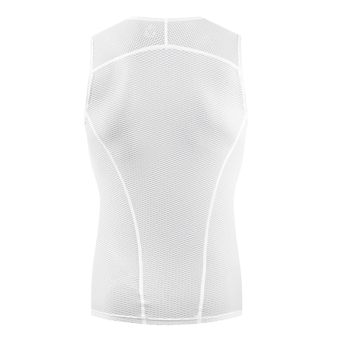YKYW Sleeveless Men Summer Cycling Jersey Bicycle Vest Black White Mesh Underwear Mtb Road Bike Base Layers Sports Gym Clothing