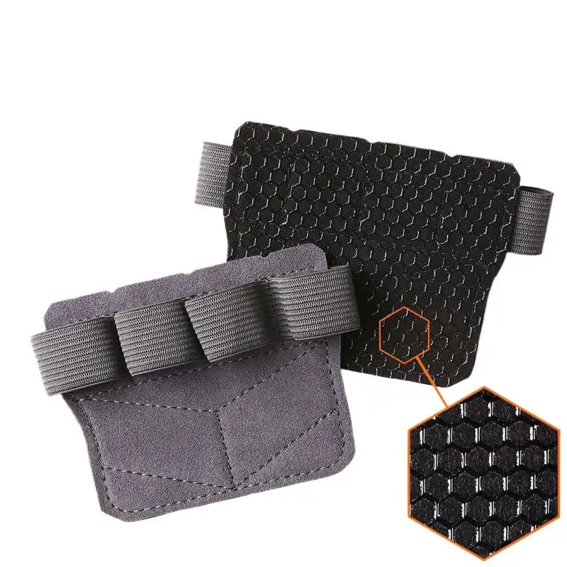 

Leather Weight Lifting Training Gloves Palm Protection Women Men Fitness Sports Gymnastics Grips Pull Ups Weightlifting Workout