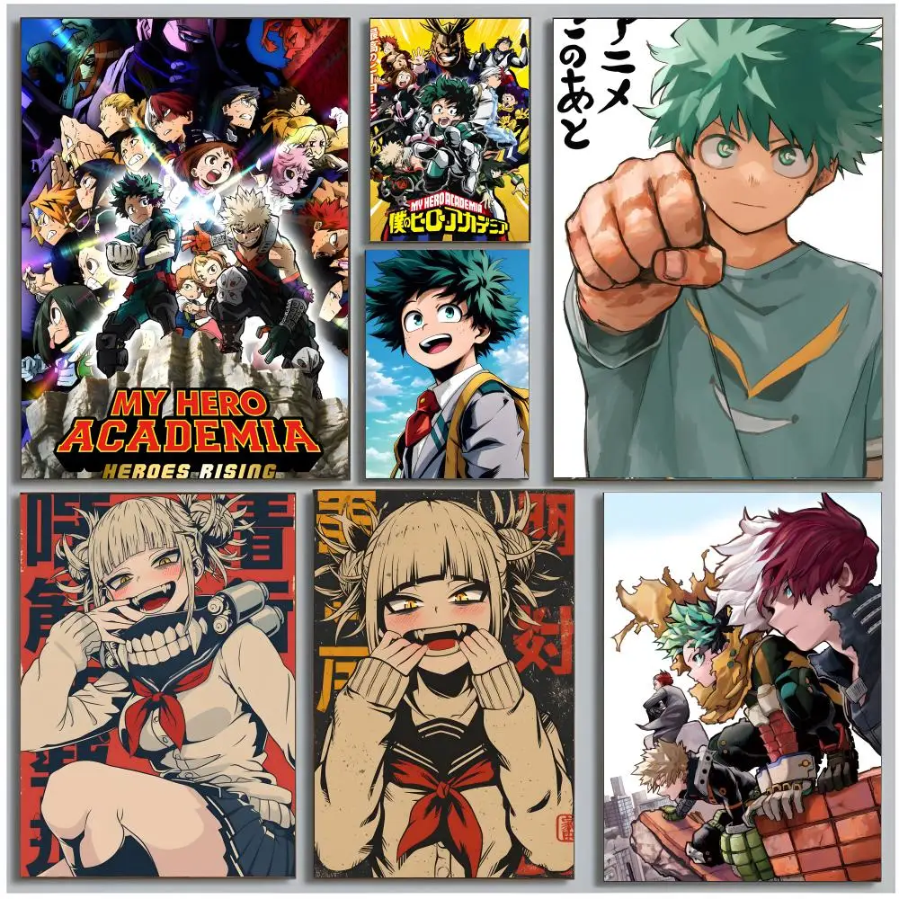 Shonen Battle Anime M-My Hero Academia Poster Moderne Wandkunst Schlafzimmer Wohnzimmer Druck ungerahmt