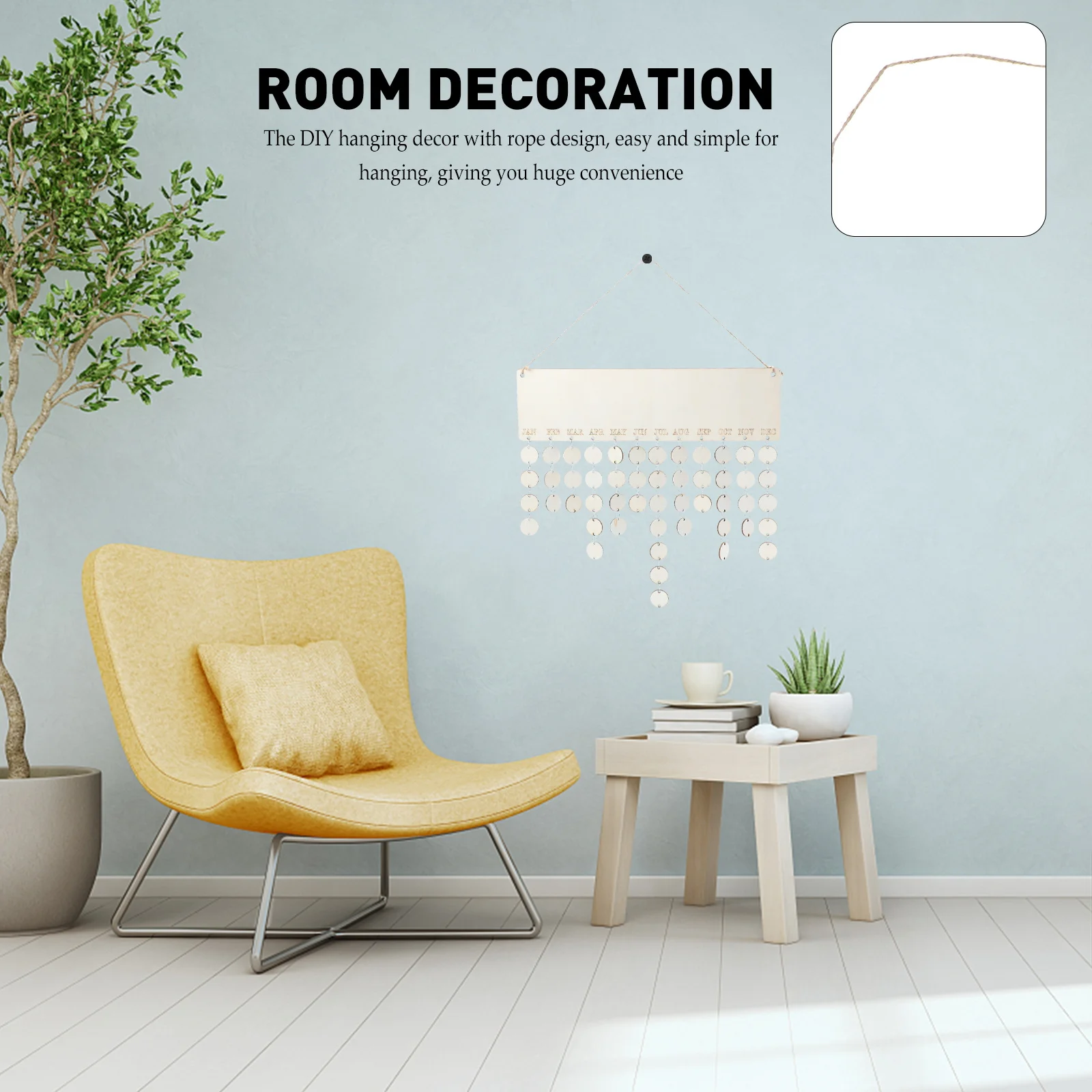 

1 комплект, подвесная деревянная доска-календарь «сделай сам», напоминание о дне рождения, семейный настраиваемый настенный декор для специальных дат, деревянный календарь, набор «сделай сам»