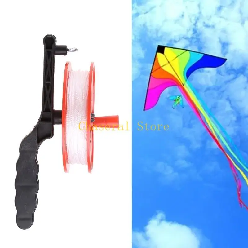 E7CE Outdoor Kugellager Rad Kite Wickler Tool Rollenleitungsschnur 60m Wickler