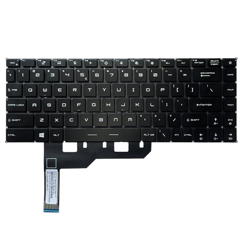 Imagem -04 - Teclado ru Eua sp gr para Msi Ge66 Gp66 Raider 10sf 10sfs 10sgs Ms1541 Gs66 Stealth 10sd 10se Ms-16v1 com Luz de Fundo Rgb por Chave
