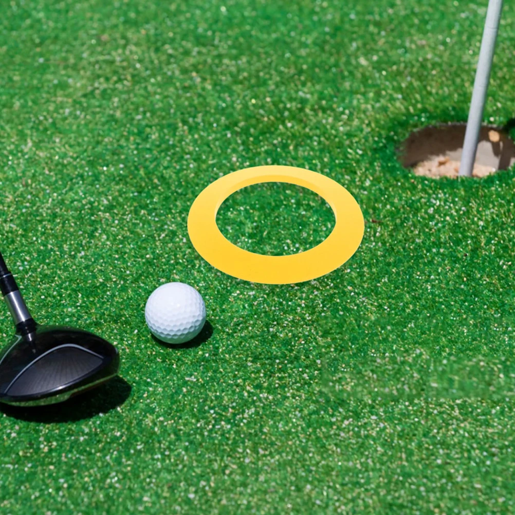 2 قطعة أكواب تدريب وضع الجولف المحمولة المنقولة الهدف حفرة للفناء الخلفي داخلي في الهواء الطلق ممارسة دقة كوب تدريب الغولف #2