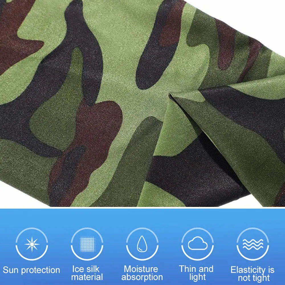 Warmer Sportswear Summer Cooling Basketball Arm Sleeves Arm Cover Sun Protection Outdoor Sport