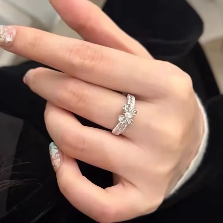 

Кольцо на палец Xu New Chinese Sle Retro с узором «пшеничный колосок», женское, модное, легко сочетается, с эффектом высокого класса