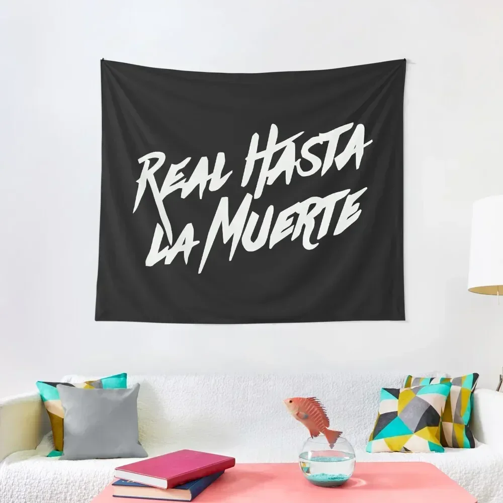 Real Hasta La Muerte Merch Real Hasta La Muerte Tapestry Decorations For Room Cute Decor Tapestry