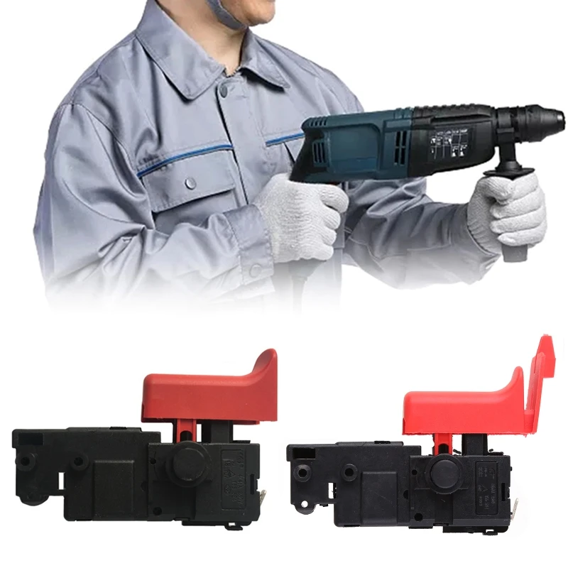 Триггерный переключатель управления скоростью подходит для BoschGBH2-20/26 Light Duty Electric Hammer Switch AC 250V 4A 5E4