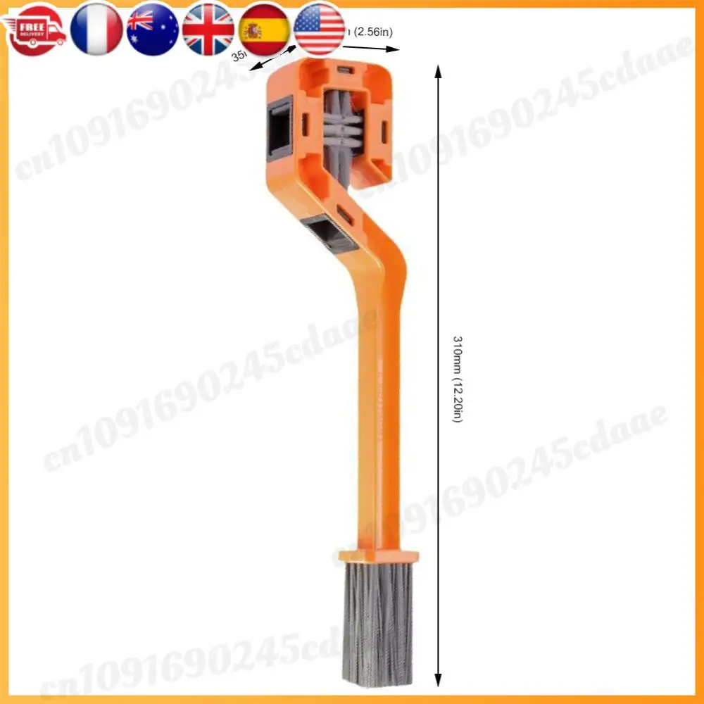 

Очиститель велосипедной цепи, щетка для чистки мотоциклетной цепи с двойной головкой, многофункциональный портативный инструмент для чистки цепной передачи