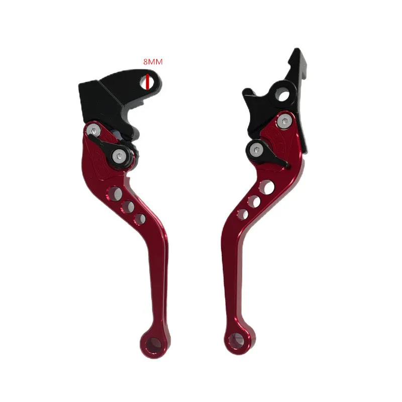

Universal Motorbike Modification 1 Pair Alloy Motorcycle Brake Handle CNC Motorcycle Clutch Drum Brake Lever Handle 22mm 8/8mm