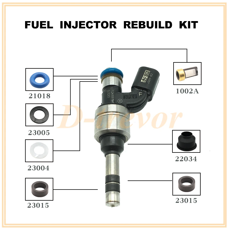 Fuel injector nozzle repair kit for 12608362 12633789 12633784 For Buick Allure LaCrosse Regal Verano, Chevrolet