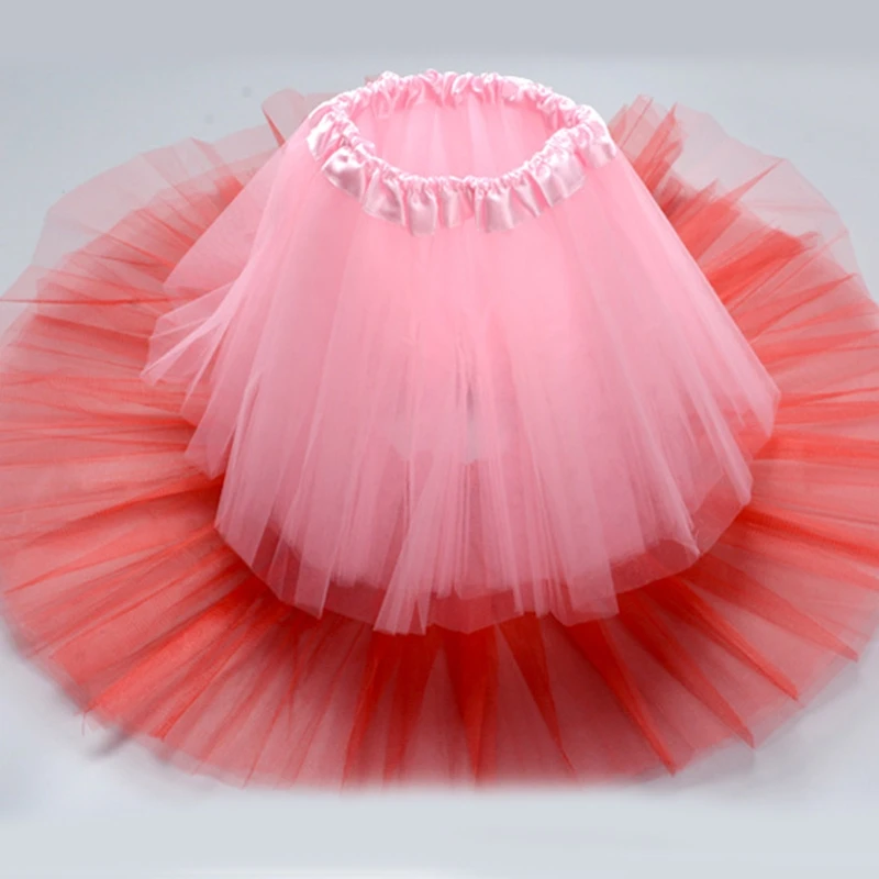 Womens Adult 80s Vintage Tulle Skirt Layered Short Tutu Vintage Petticoat Solid Color Layered Mesh Ballet Bubble Mini Dress Up P