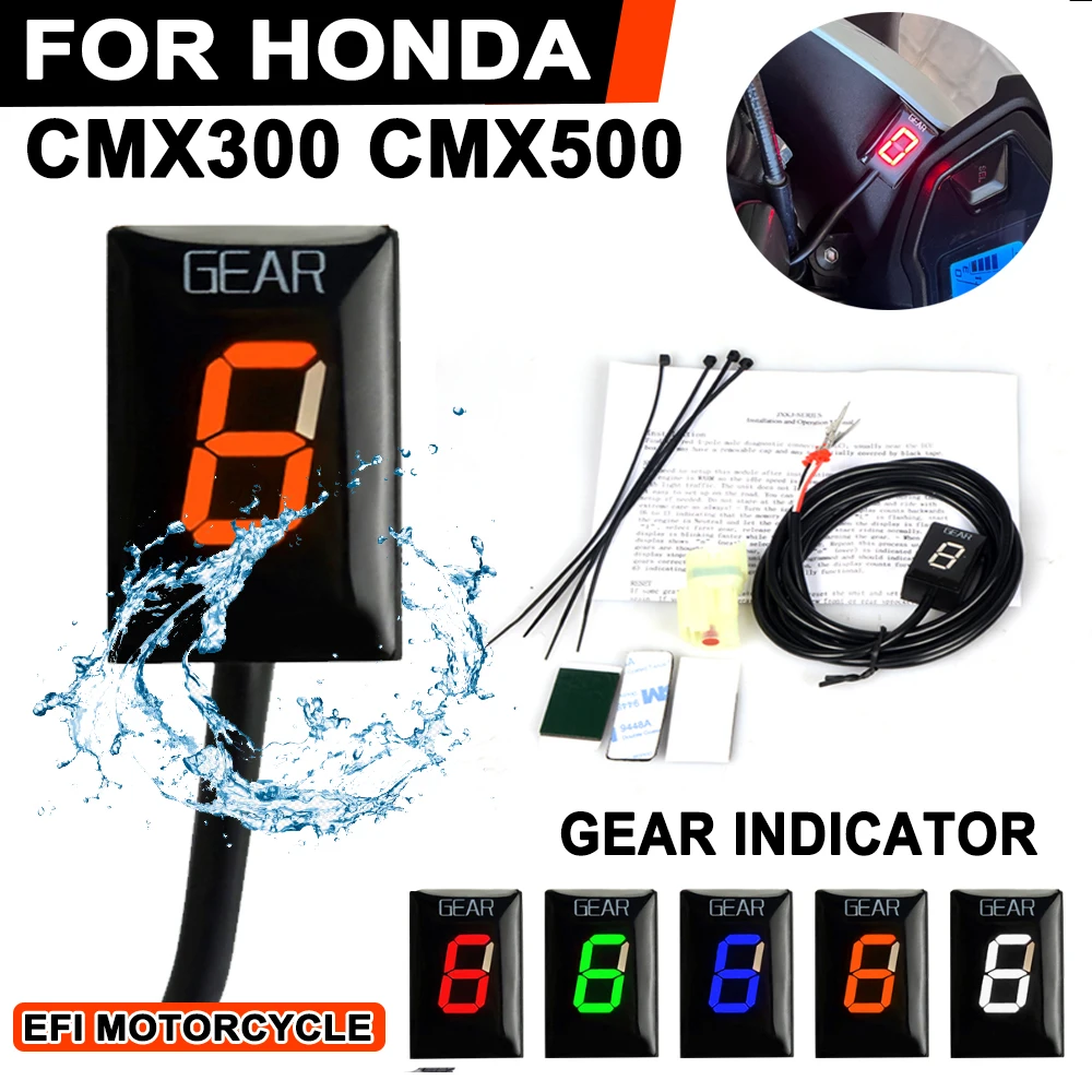 Gear Display Indicator for Honda CMX300 CMX500 CM300 CM500 Rebel 300 500 2017 2018 2019 Motorcycle Accessories Speed Gear Mater