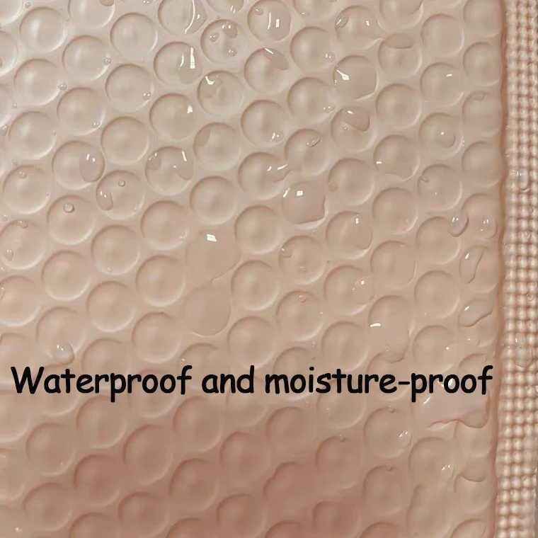 Pink Poly Bubble Mailers, Envelopes acolchoados, a granel, Bubble Forrado Wrap, Polymailer Sacos, para Embalagem de Envio, Correio, Auto Seal, 50Pcs