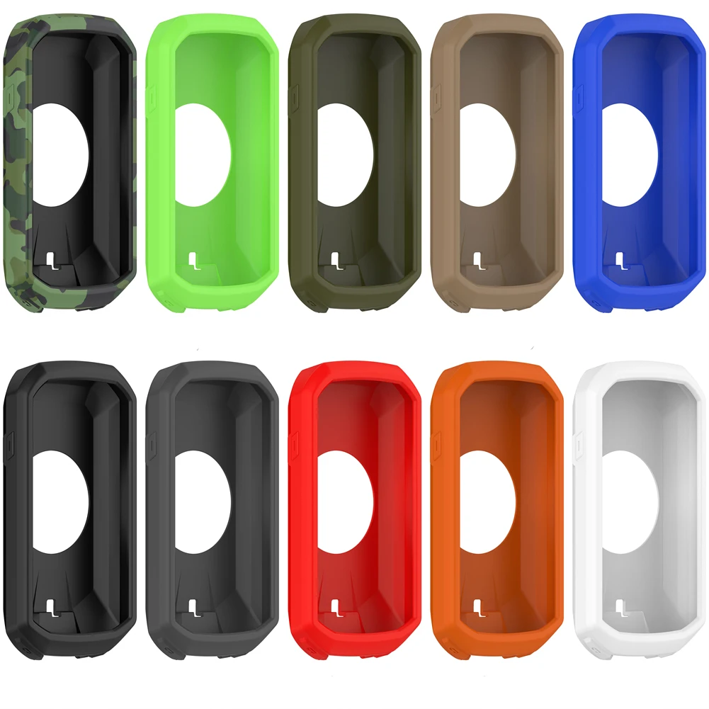 

Protective Case Cover, Silicone Shock-proof And Soft Protective Cover Shell Skin Compatible For Garmin Edge 1050