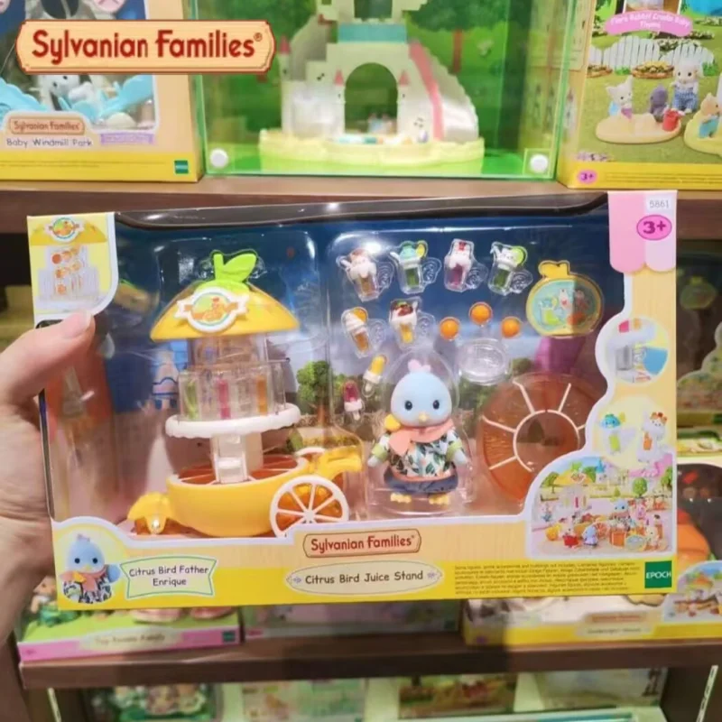 sylvanian-families-citrus-bird-series-genuine-2026-new-adorably-realistic-flocked-toy-doll-figurine-festival-gift-for-girls