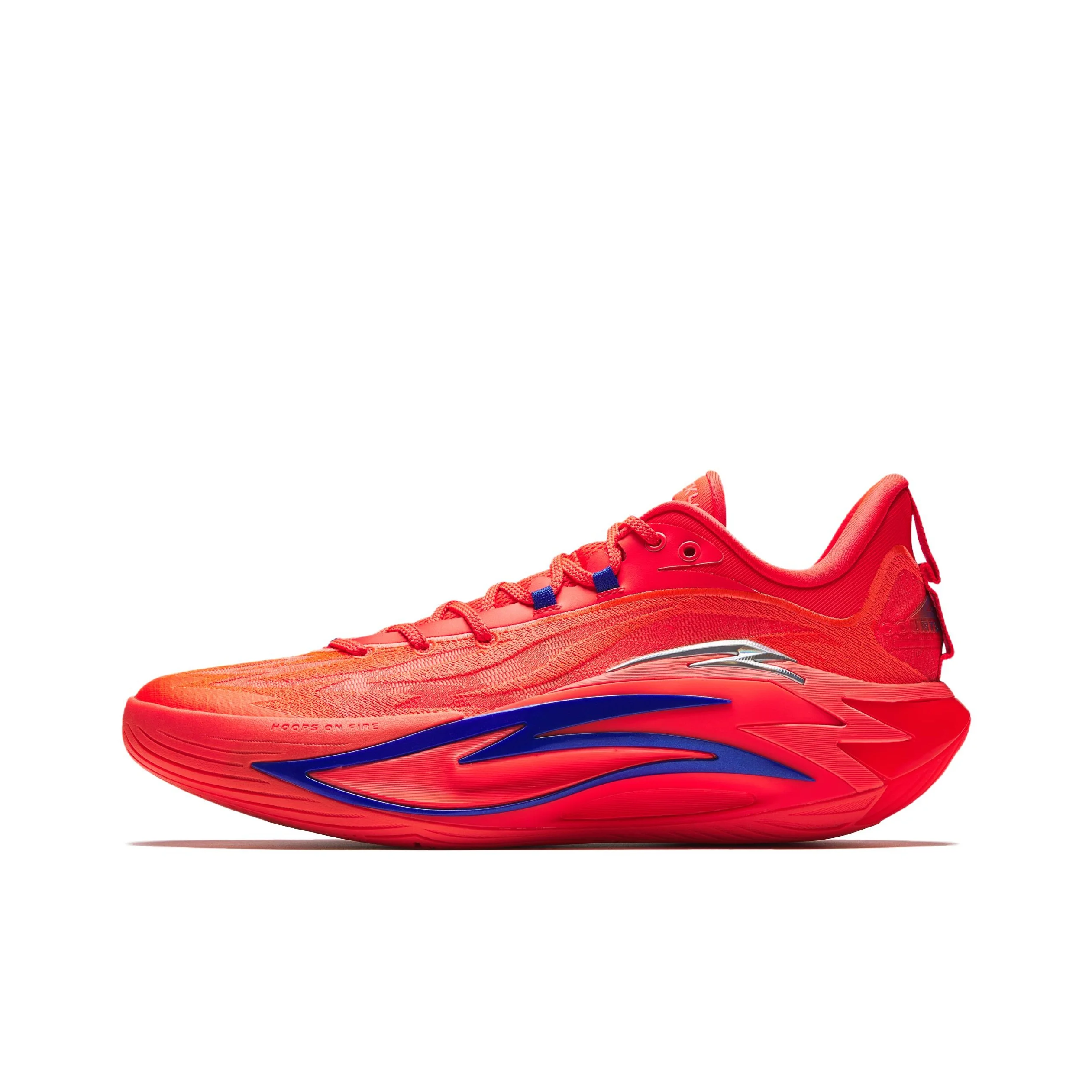 Anta Shock Wave 7 Low top Midfoot Carbon Plate Basketball Shoes Men's Red 112631126F-6