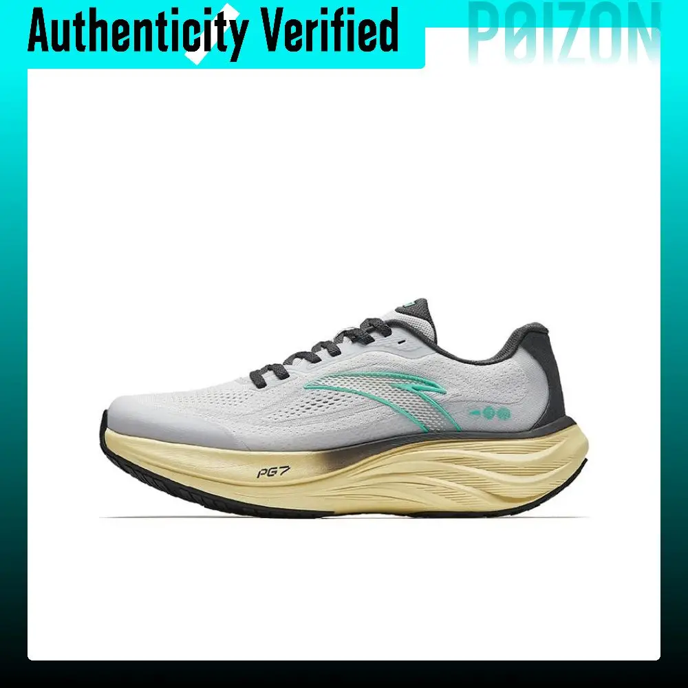 Anta Travel Step 1.5 Slip Resistant, Abrasion Resistant, Rebound Low top Running Shoes Men's Gray Cyan 112515508-3