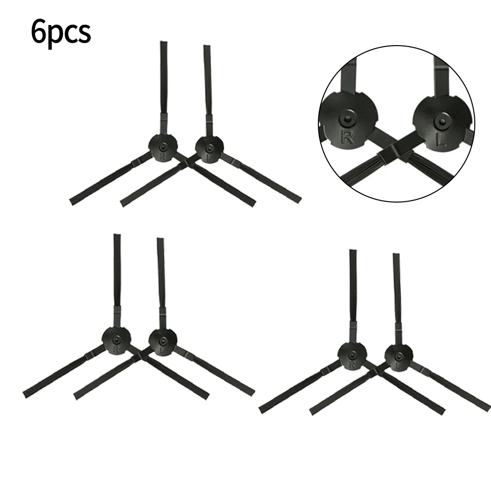 6pcs Side Brushes For Mister Hybrid Hybrid Mapping Hybrid Wifi Hybrid Camera Map Dust Is Swept Into The Dust Box High Quality