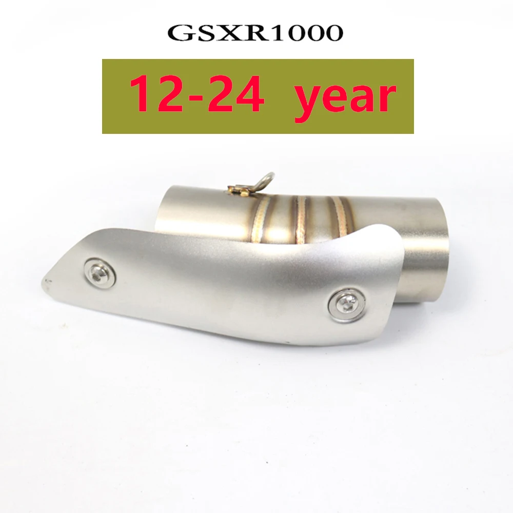 

Exhaust Motorcycle Stainless Middle Link Pipe For Suzuki GSX-R 1000 2012-2024 GSX R 1000