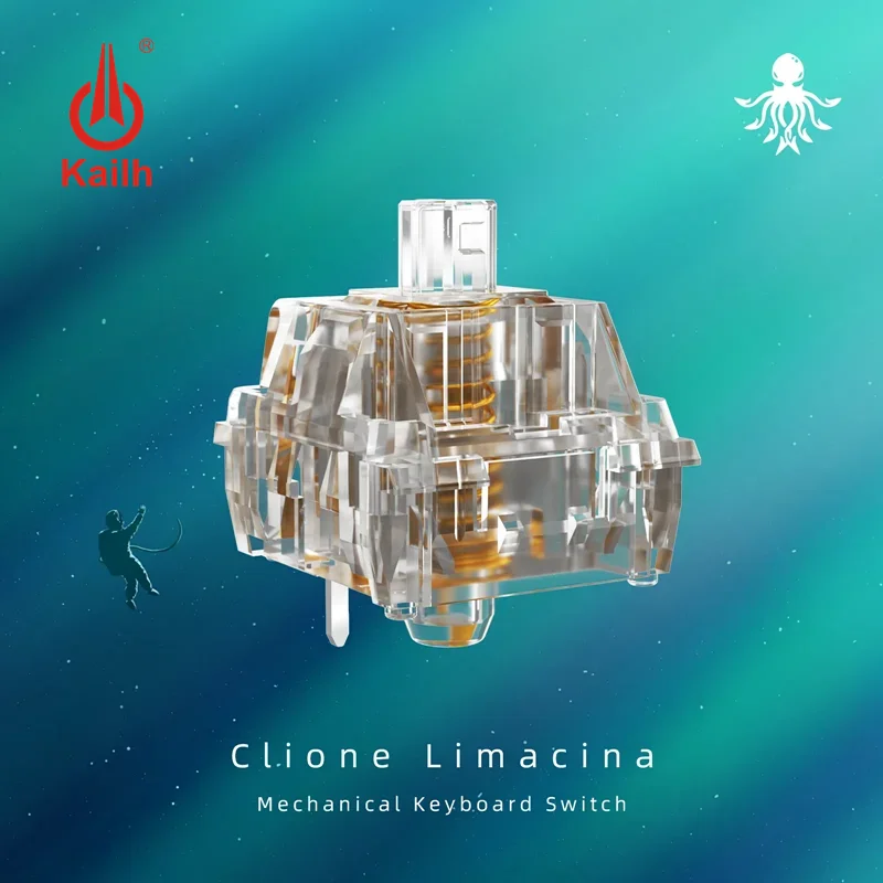 

Kailh Clione Limacina Keyboard Switch For Mechanical Keyboard Clear Linear Tactile Keyboard 5pin Switchs