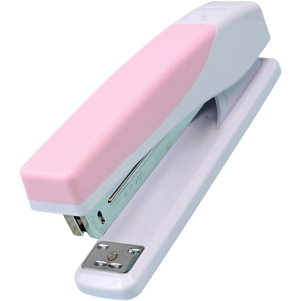 

Stapler Rotating Spring Multipurpose Office Supply Large Capacity Tool Portable Desktop Rubber Metal