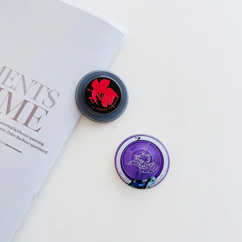 Snap Round Strong Magnetice Stand EVA Evangelion Holder Is Suitable for Any Magnetic Phone Case Anime Cartoon MagSafe Phone Grip