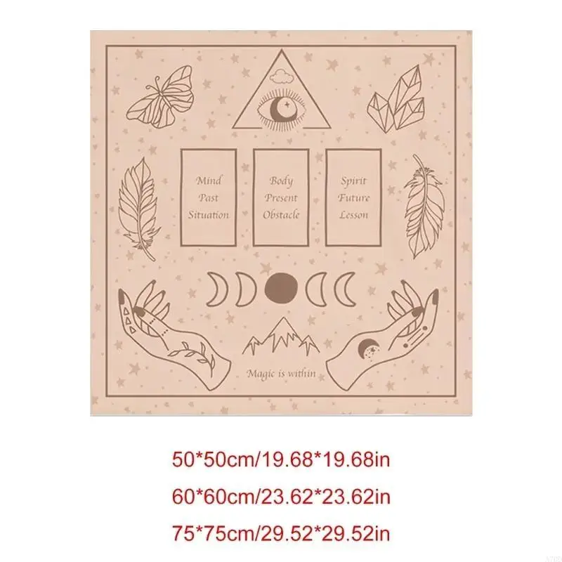 

Reading Card Astrologys Altars Cloth Tarots Tablecloth Divinations Tablecloth A70D