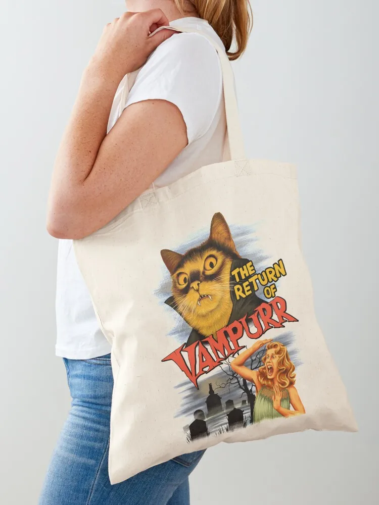 

The Return of Vampurr Tote Bag Custom bag tote bag cute pouch Lady