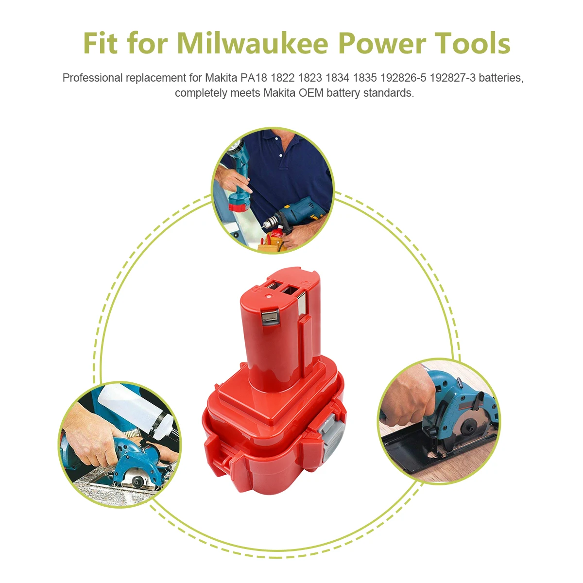 3500MAh สำหรับ Makita 9.6V ไขควงแบตเตอรี่เครื่องมือ Bateria PA09 9120 9122 9134ไขควงแบตเตอรี่