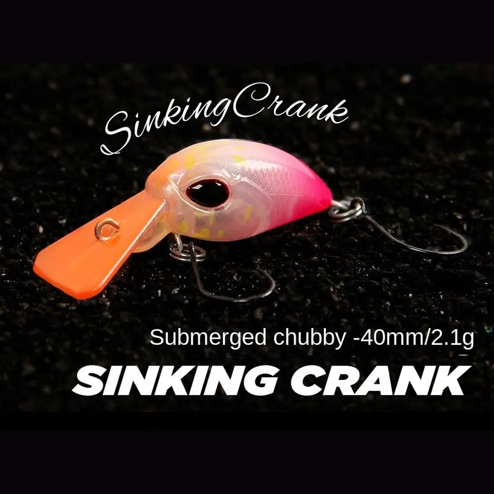

2025 40mm2.1g Slowly Sinking Fishing Lure Wobbler Bass 3D Eyes Fishing Bait VIB Minnow Artificial Bait Fishing Tackle
