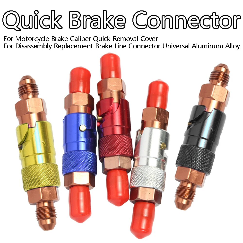 

Universal Motorcycle Brake Caliper Quick Removal Tool, Aluminum Alloy Brake Line Connector Replacement, 25g Lightweight