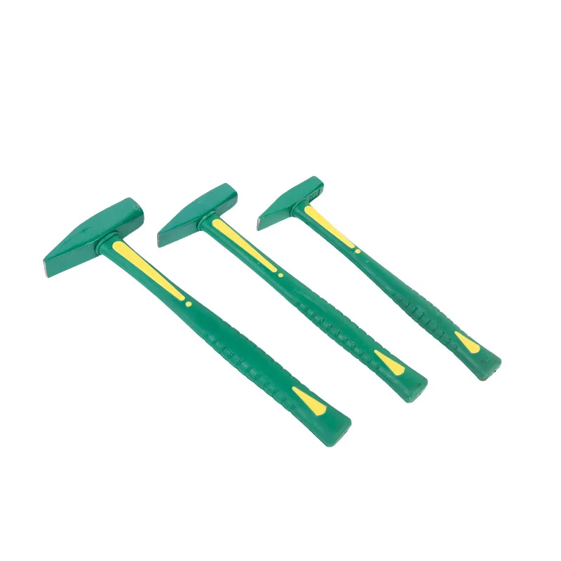 Plastic Handle Machinists Hammer Decoration Tools Sheet Metal Hammer Construction Site Hammer Multi-Functional Flat Head Hammer