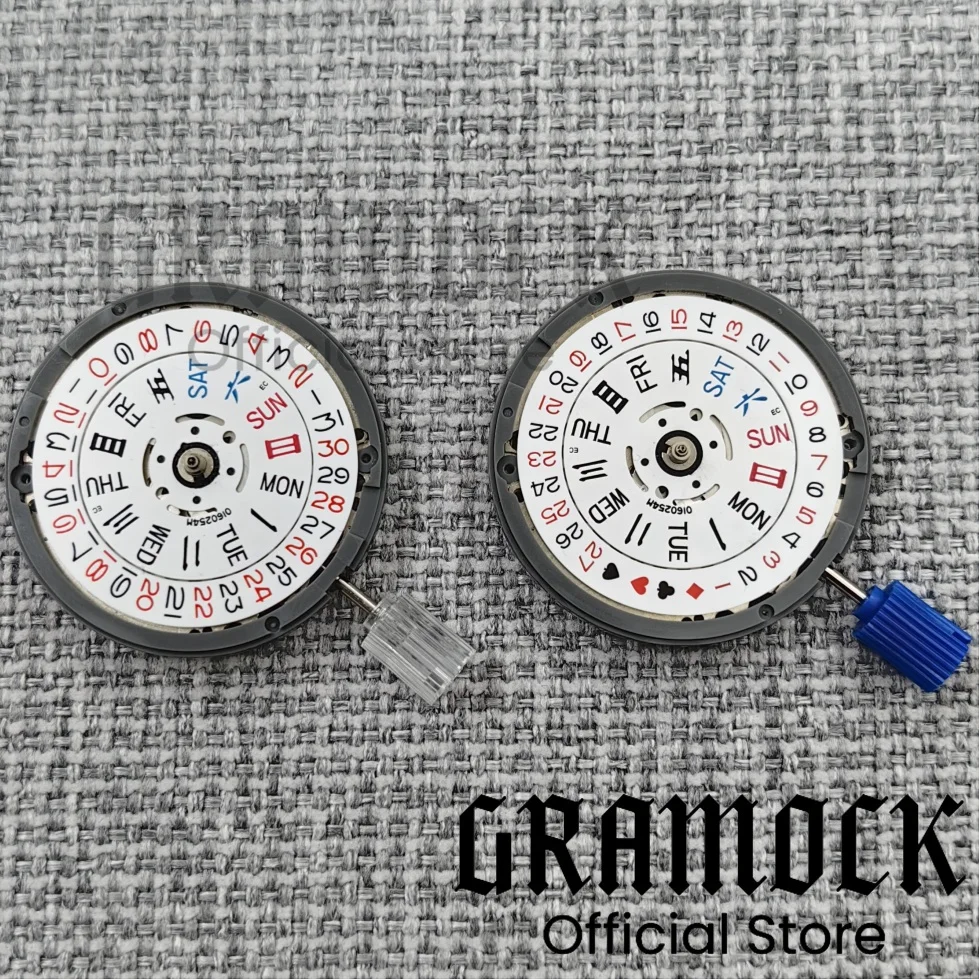 

NH36A Automatic Mechanical Movement English White Calendar Week 3.8 /3.0 o'clock Crown Japan Original Watch Replacement Parts