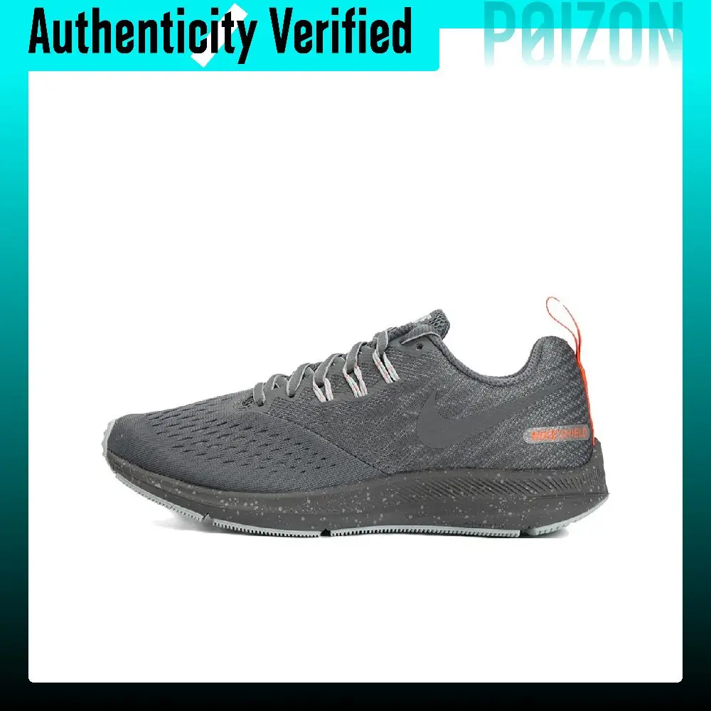 Nike Zoom Winflo 4 Slip Resistant Abrasion Resistant Low top Casual Running Shoes Women's Gray 921721-004