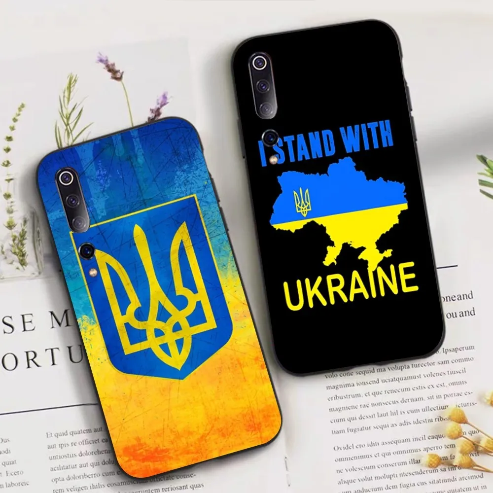 U-Ukraine Flag Phone Case For Xiaomi Mi 5X 8 9 10 11 12 Lite Pro 10T PocoX3pro PocoM3 Note 10 Pro Lite