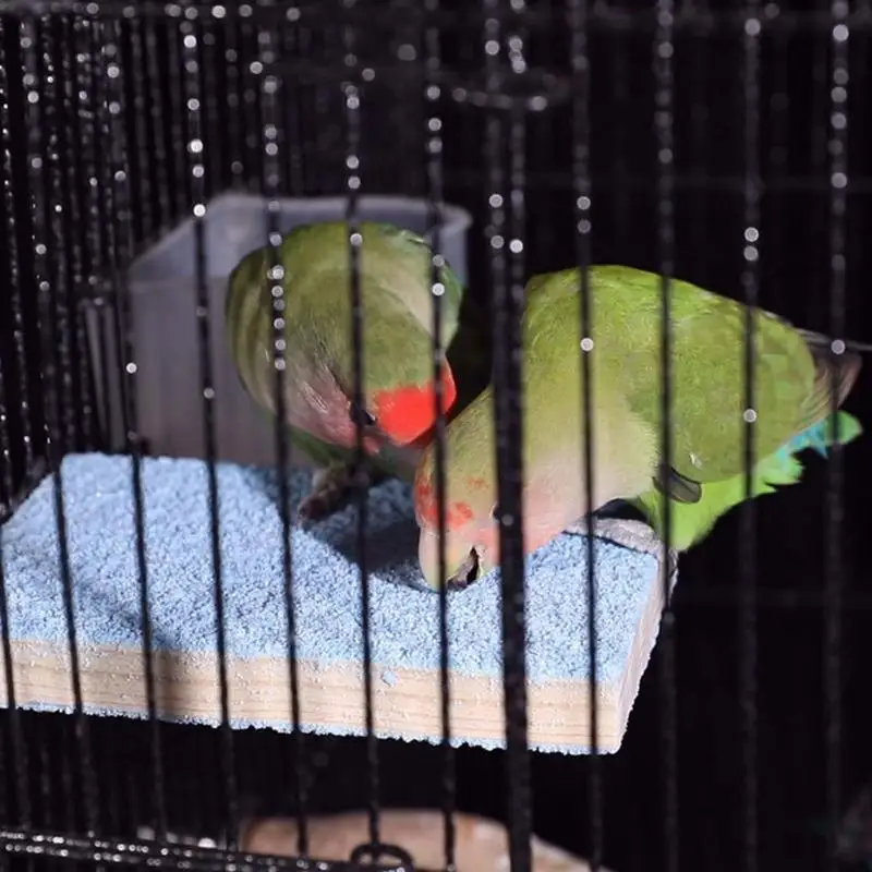 BIRD Chew ของเล่น Foraging Shredder ชุดของเล่น 8 ชิ้นหลากสี Parrot CAGE กัดของเล่น Parakeet ธรรมชาติของเล่นบันไดปีนเขานกแก้ว
