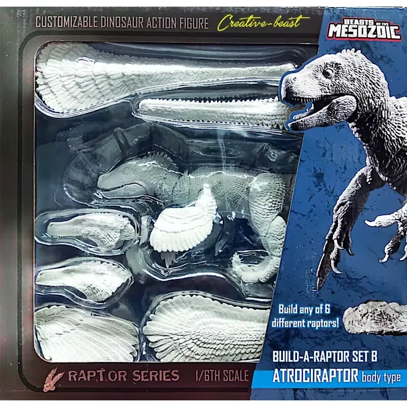 for Beasts of The Mesozoic Savage Raptor White Model Assembly Movable Dinosaur Model Toy Collection Gift In Stock