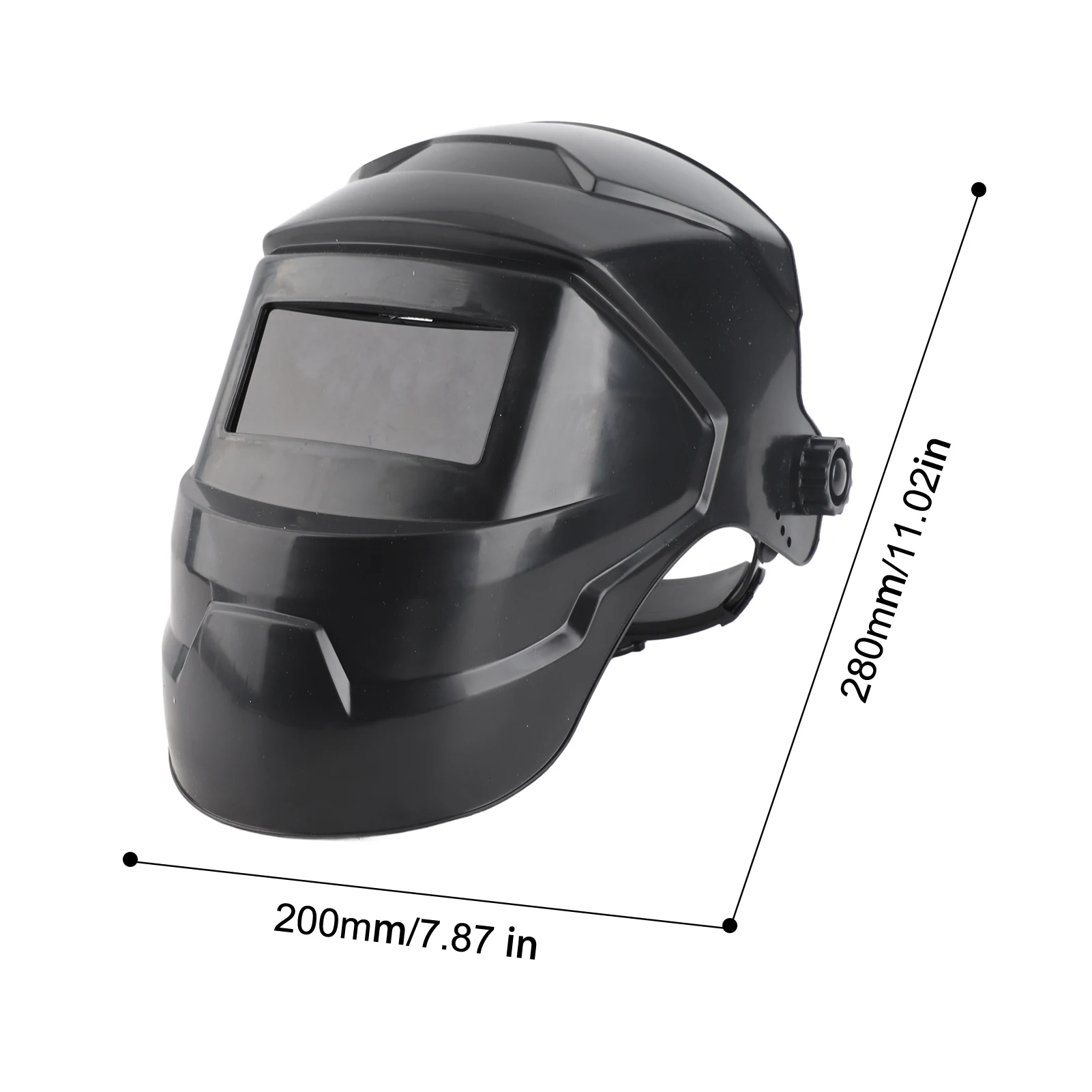 Darkening Welding Mask Glasses Welding Helmet Welding Hood Argon Arc Welding Hat Solar Rechargeable Welding Mask Welding Facial