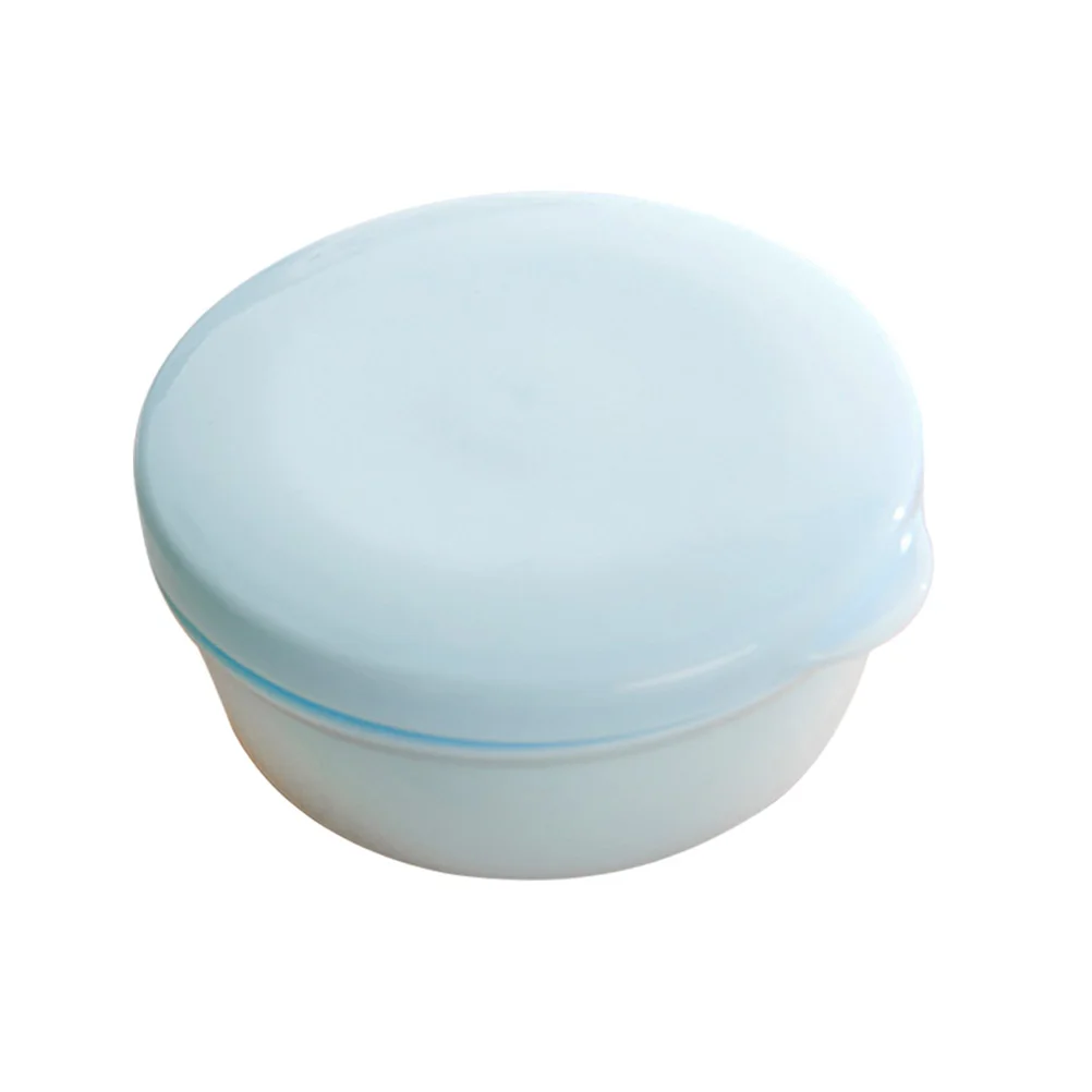 

2pcs Soap Box Portable Waterproof Plastic Soap Container For Travel Business Trip Home Bathroom Leak Proof Lightweight Blue