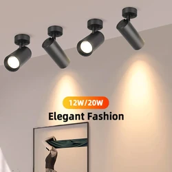 Led Spotlight Ceiling Light 110-265V Spots Lamp Three Color Dimmable Led Downlight 12W/20W Spot Light Home Lighting For Kitchen