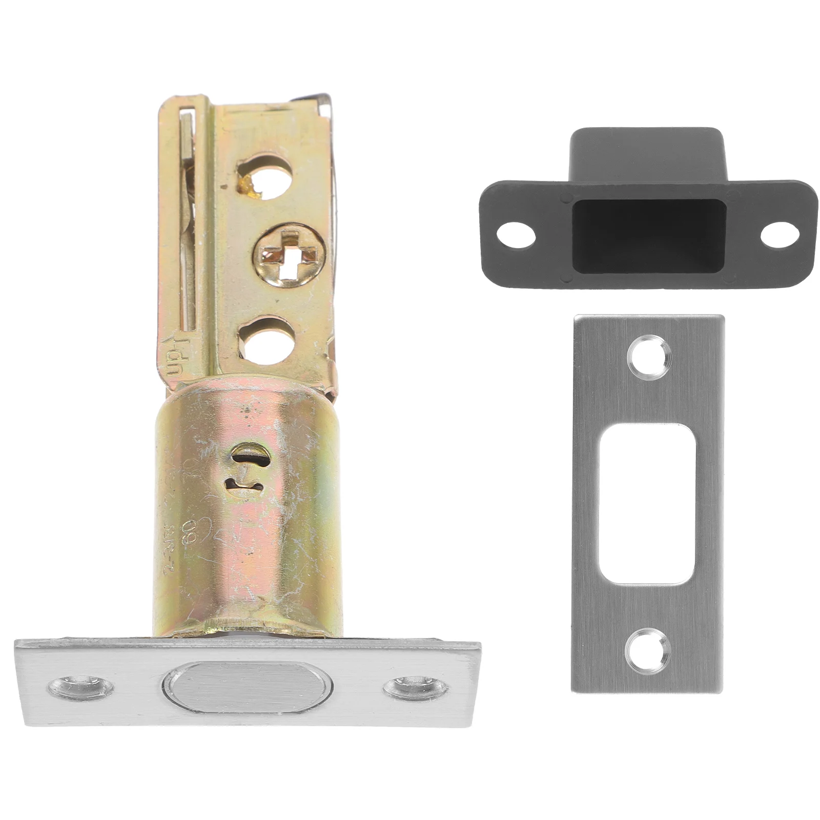 

s Invisible Door Lock Latch Single Tongue Hidden Design 60 70mm Adjustable Miniature Lock Body Wood Doors Bathroom Deadbolt