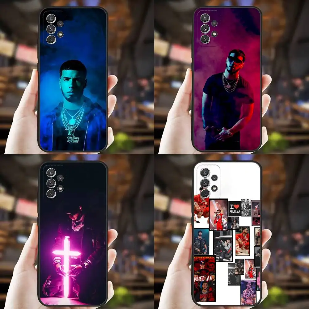 

Rapper A-Anuel AA Real Phone Case For Samsung S25,S24,S21,S22,S23,S30,Ultra,S20,Plus,Fe,Lite,Note,10,9,5G Black Cover