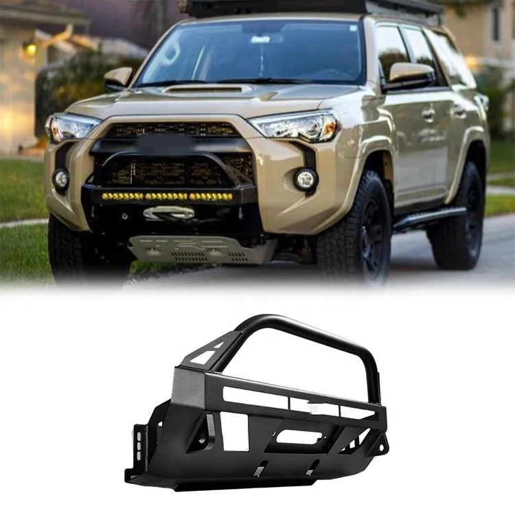 

Spedking 2014-2022 car body kit 4x4 accessories parts Front TRD pro steel Conversions bumper for 4runner