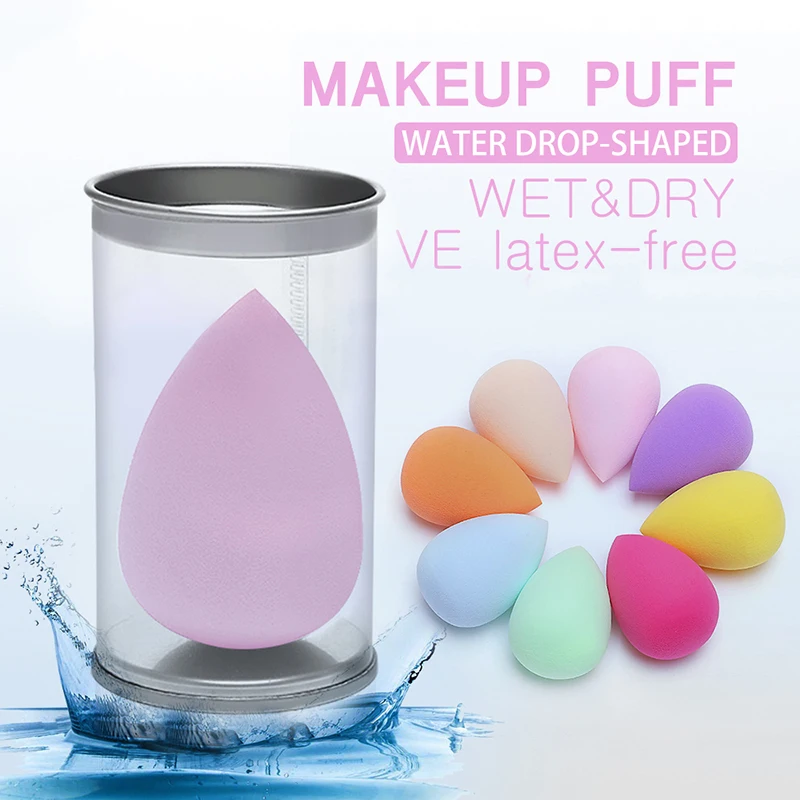 Cut Water Droplets Make-up Egg Hydrophilic Non-latex Make-up Sponge Powder Puff And Wet Dual-purpose Cosmetic Sponge Tool