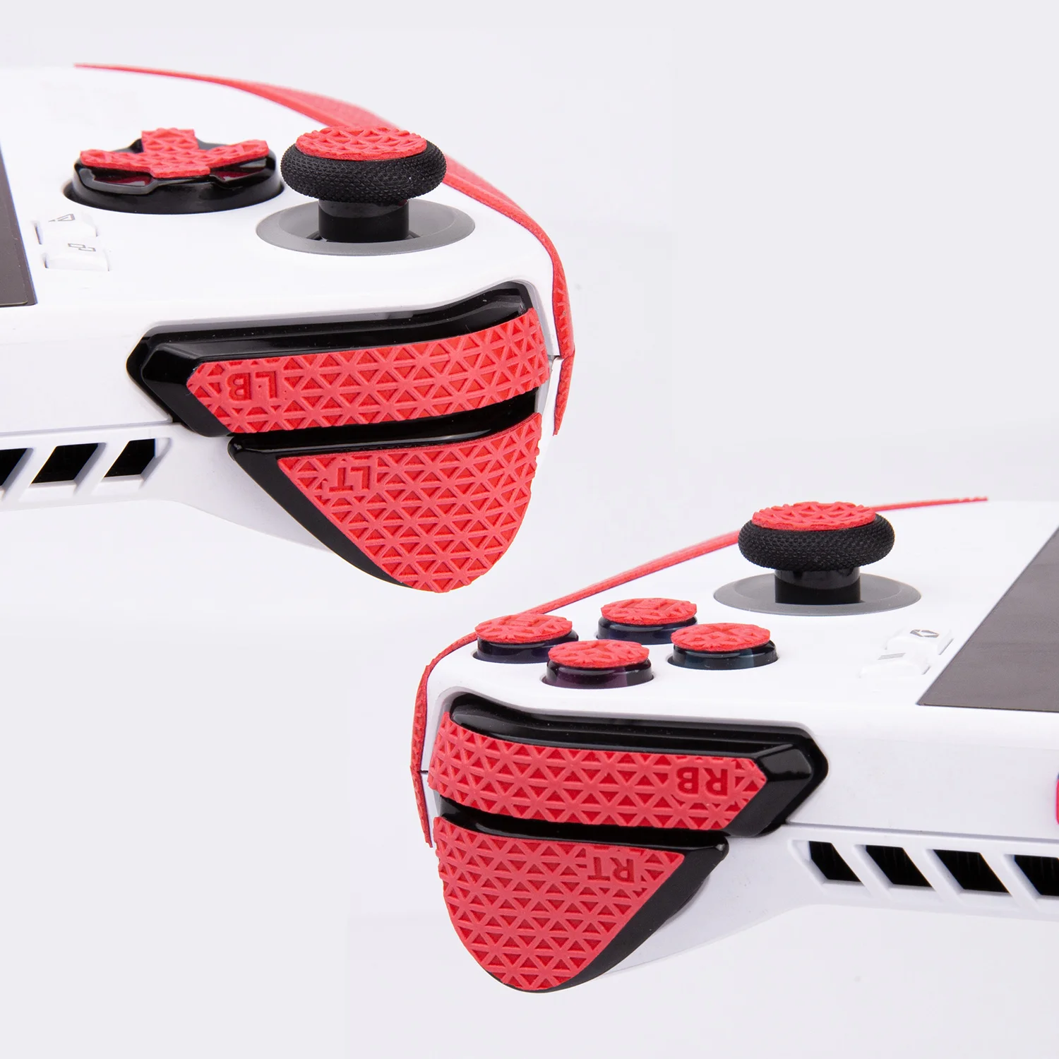 شريط قبضة تحكم TALONGAMES ، متوافق مع ASUS ، Rog Ally ، مانع للانزلاق ، أزرار ، مجموعة جلد محكم ، مقابض مقبض ، أحمر